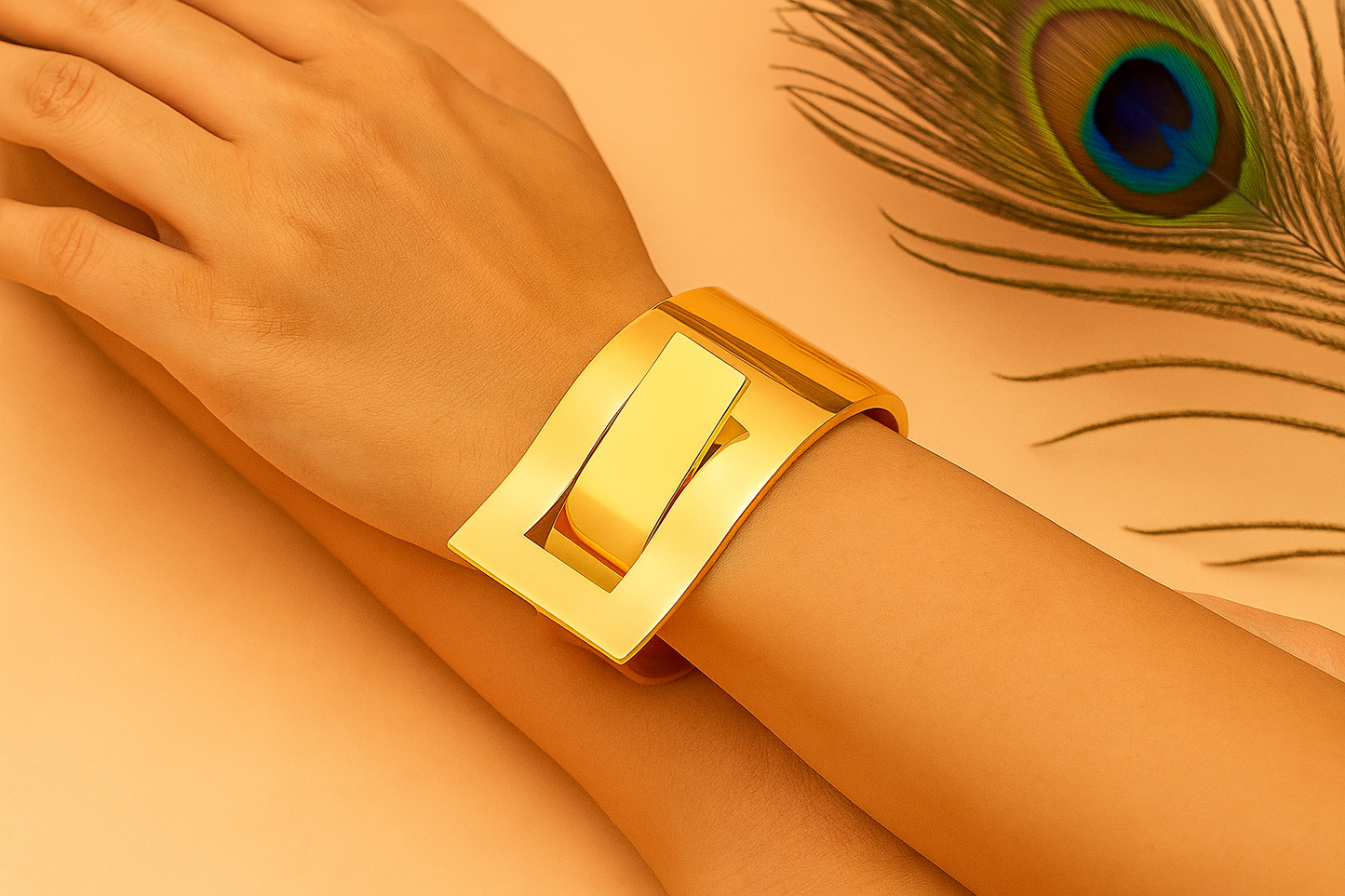 Hinge Cuff Bracelet