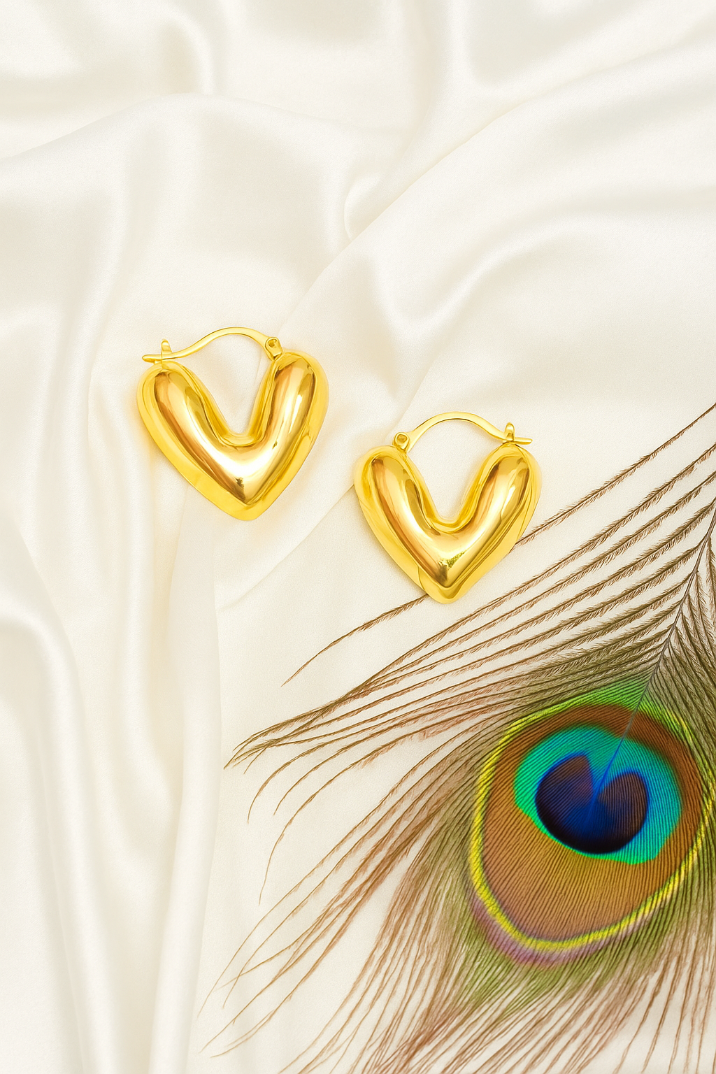 HeartHoop Earings