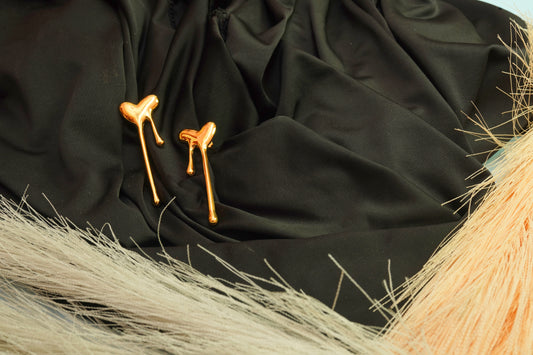 Heart-Melt Drop Earrings