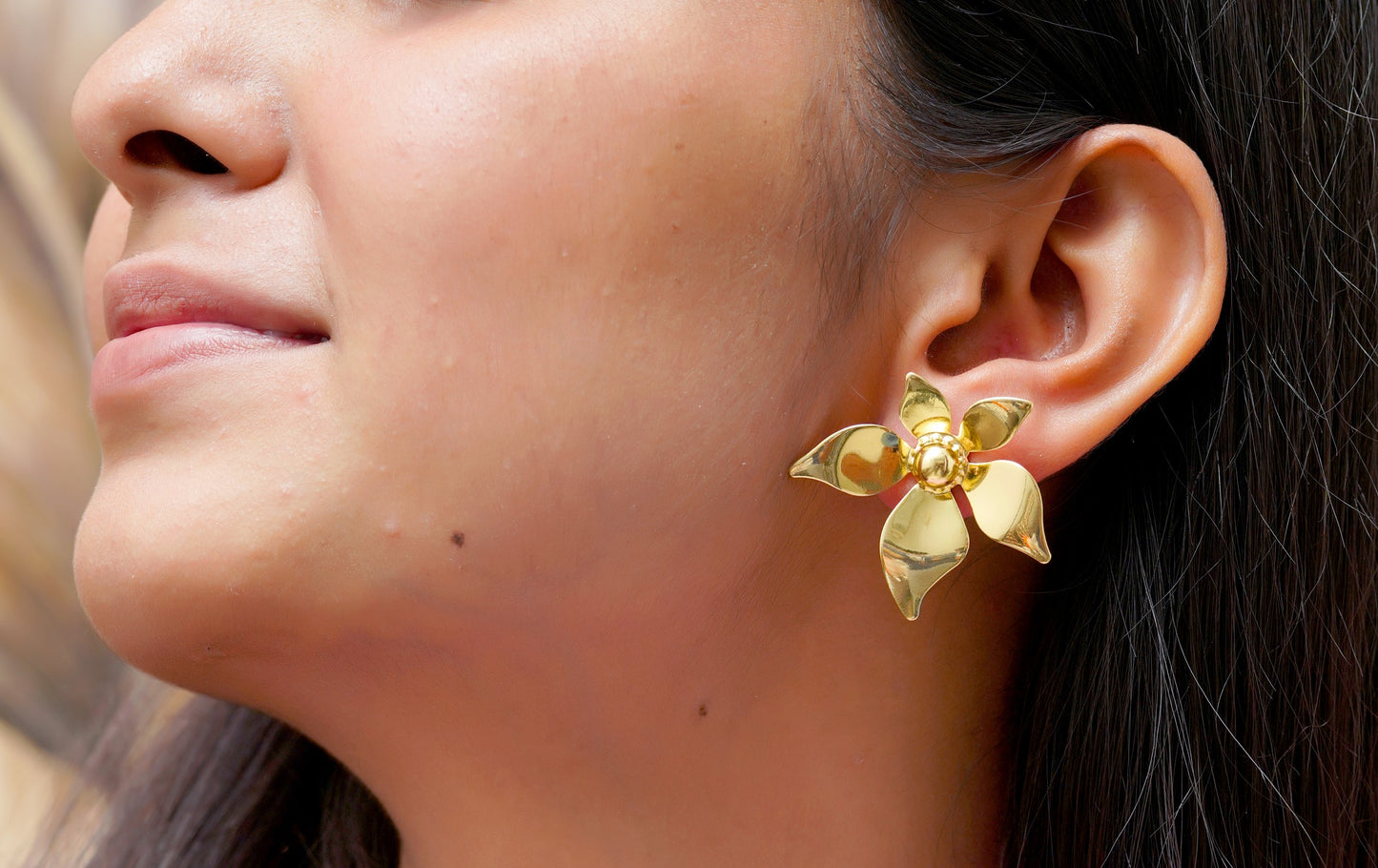 Golden Blossom Studs