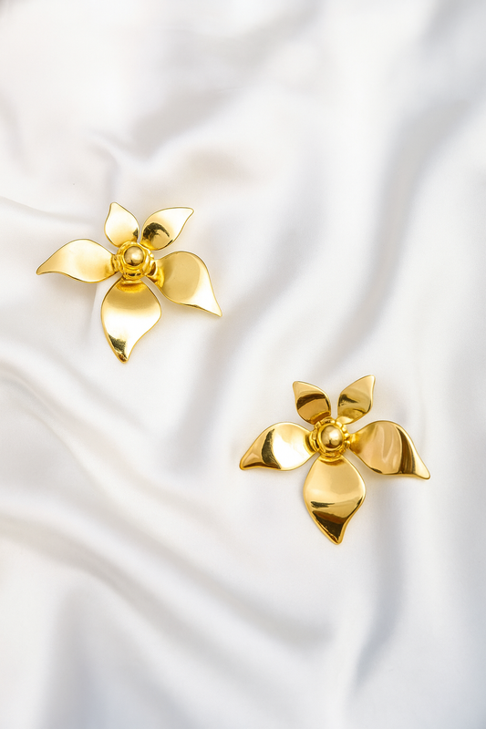 Golden Blossom Studs