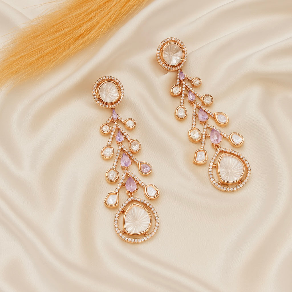 Indian Aabha Drop earrings