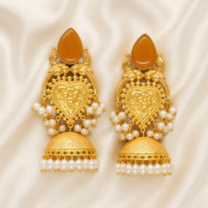 Indian Hridaya Jhumkas
