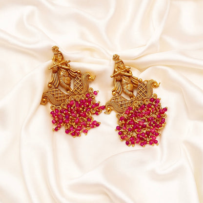 Indian Radha Krishna Earrings