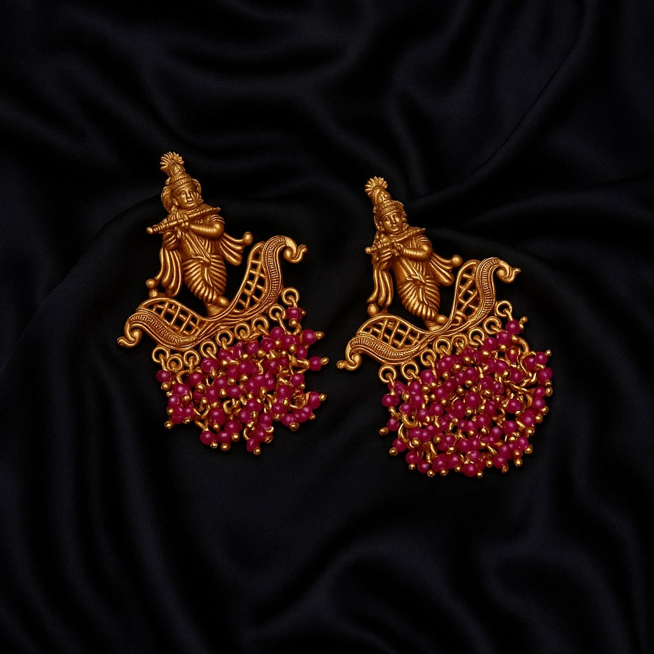 Indian Radha Krishna Earrings