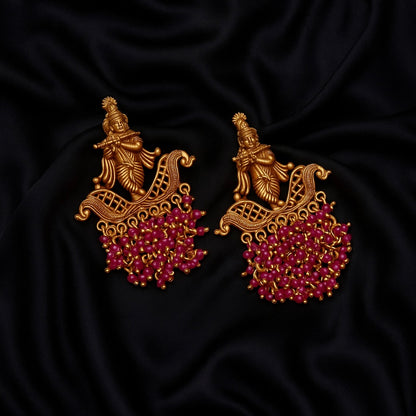 Indian Radha Krishna Earrings