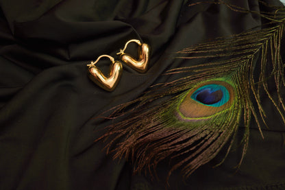 HeartHoop Earings