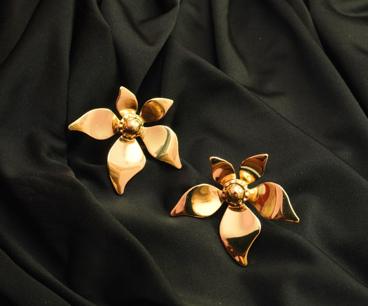 Golden Blossom Studs