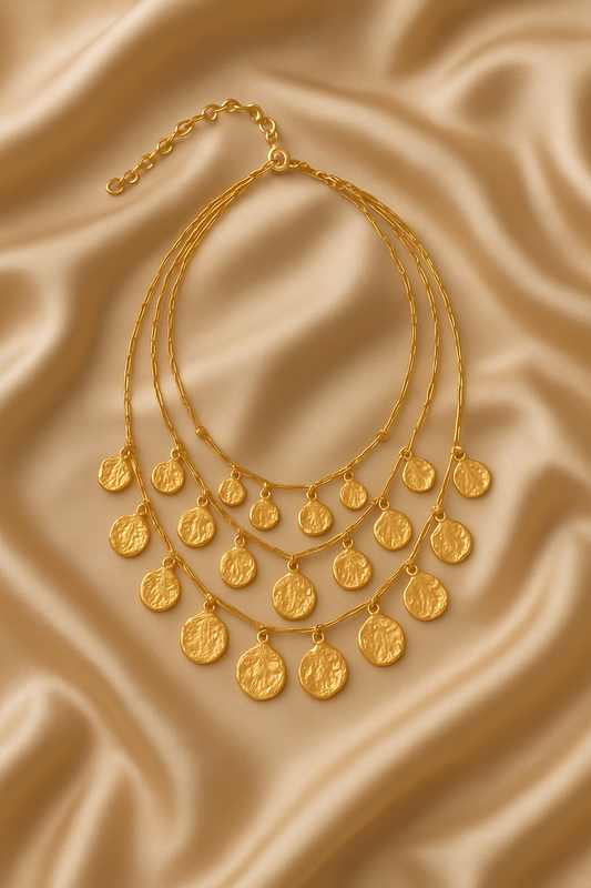 Gold Rush Coins Necklace